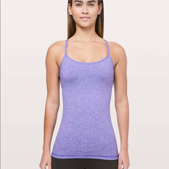 PURPLE LULU LEMON POWER Y TANK TOP - Picture 4 of 5